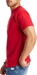 Beefy Crewneck Cotton T-Shirt, Unisex - Red - Large